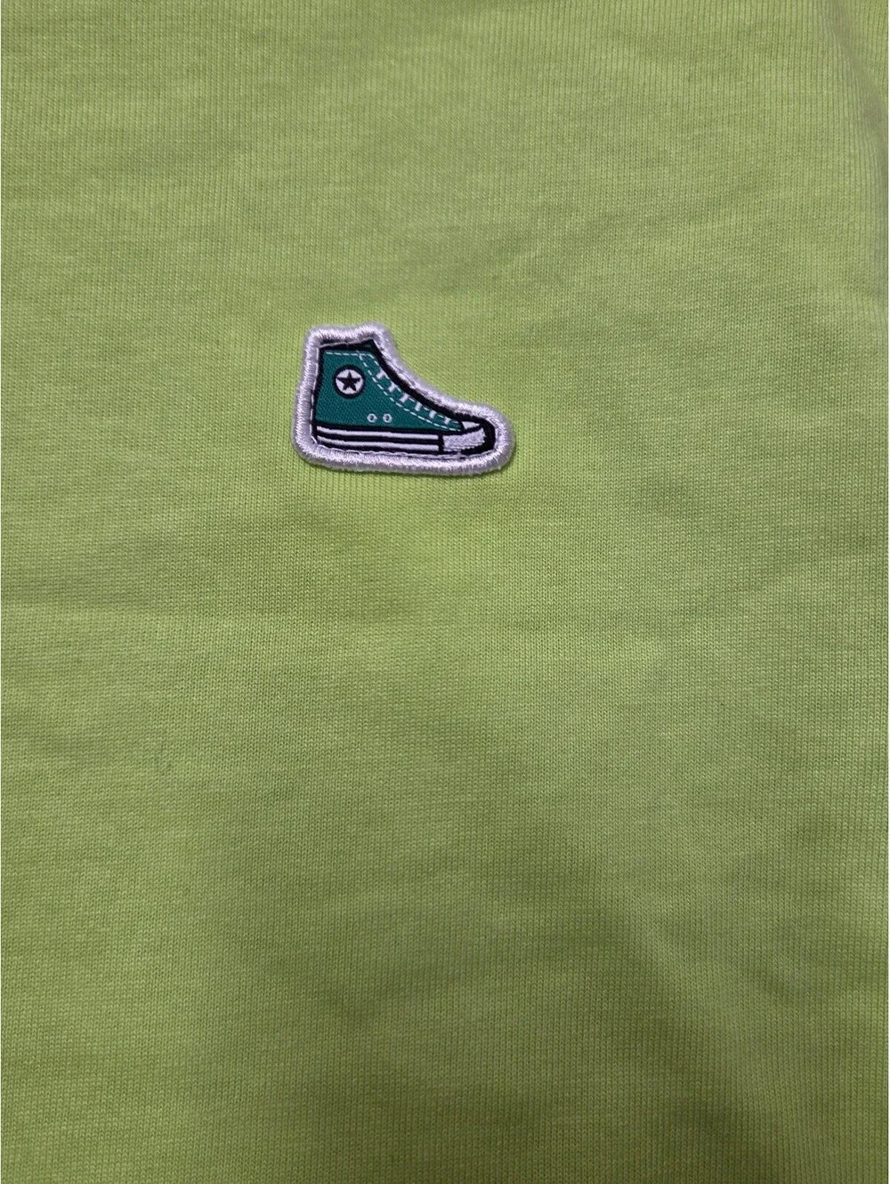 Converse Boys Neon Mantis Green T-Shirt Size Small